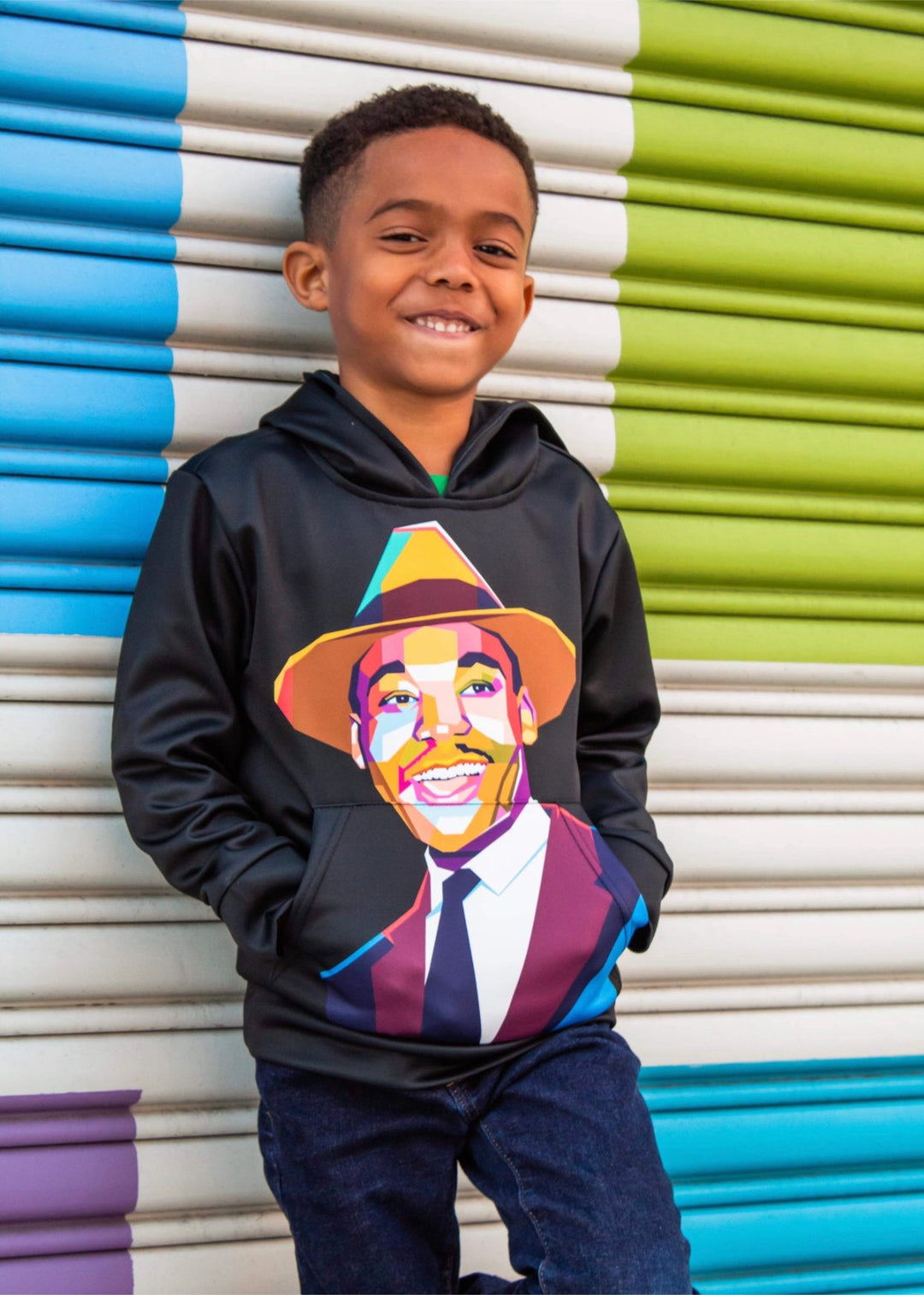 Martin Luther King Jr., Kids Hoodie-clothing and culture-shop here at-A Perfect Shirt