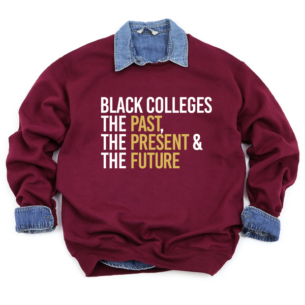 Vintage HBCU Sweatshirt Black Colleges Past Present Future HBCU Sw A Perfect Shirt