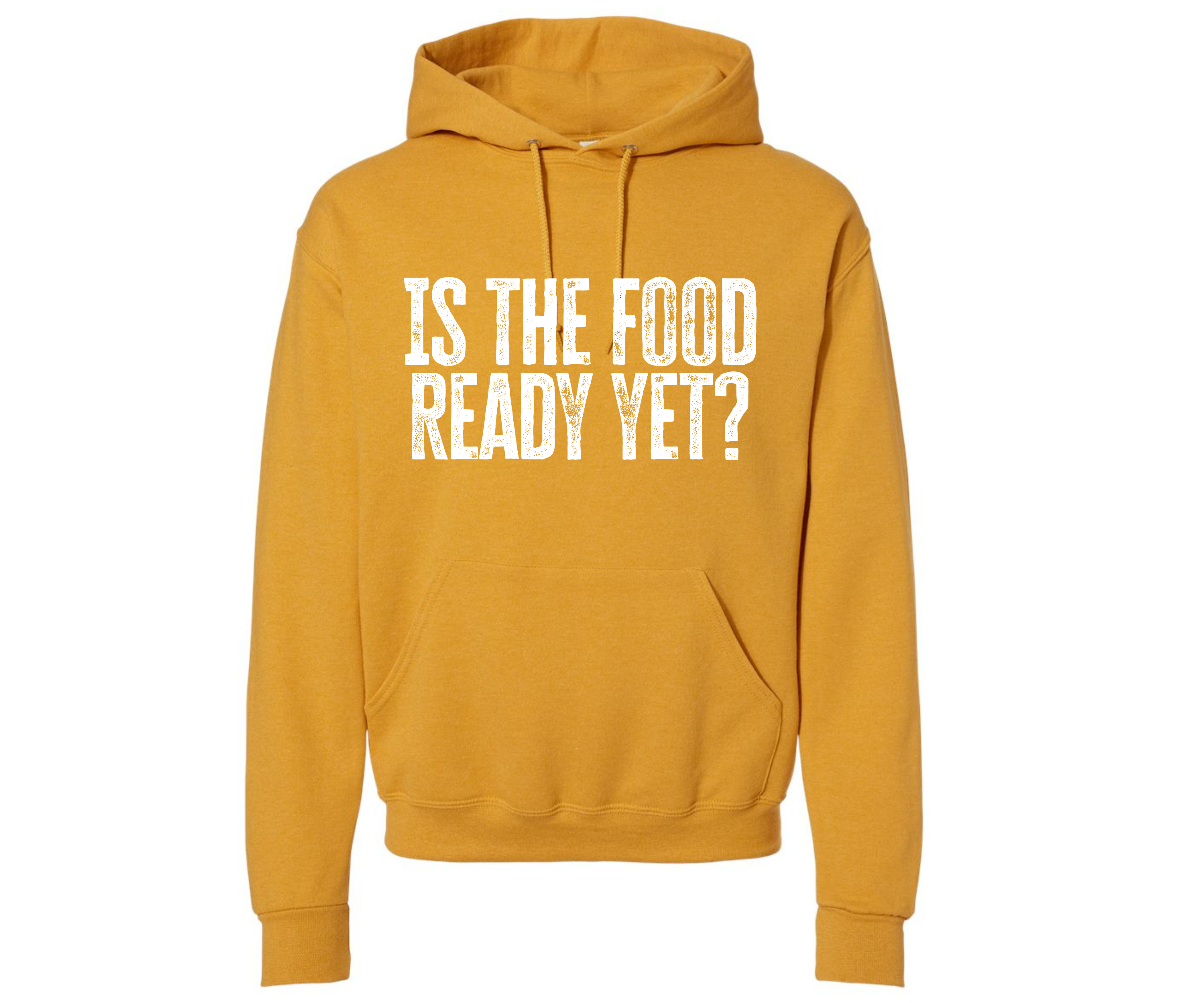 Is the Food Ready Yet? Unisex Family Matching Hooded Sweatshirt-clothing and culture-shop here at-A Perfect Shirt