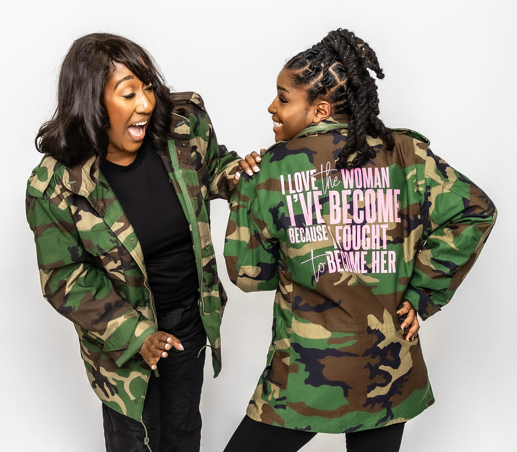 Camouflage Women's Military Army Jacket-clothing and culture-shop here at-A Perfect Shirt