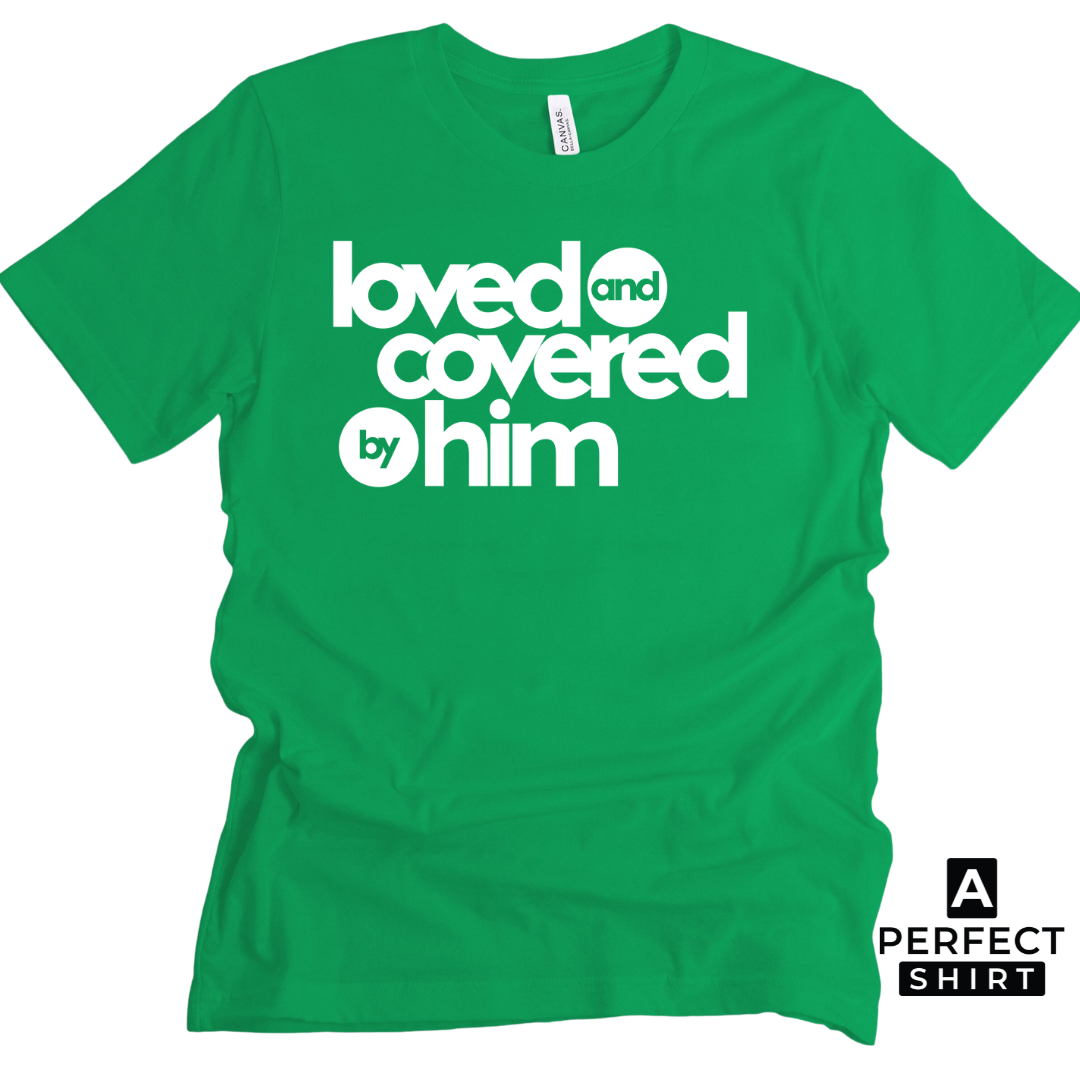 Couple Matching Shirts - Loved and Covered by Him and Her-clothing and culture-shop here at-A Perfect Shirt