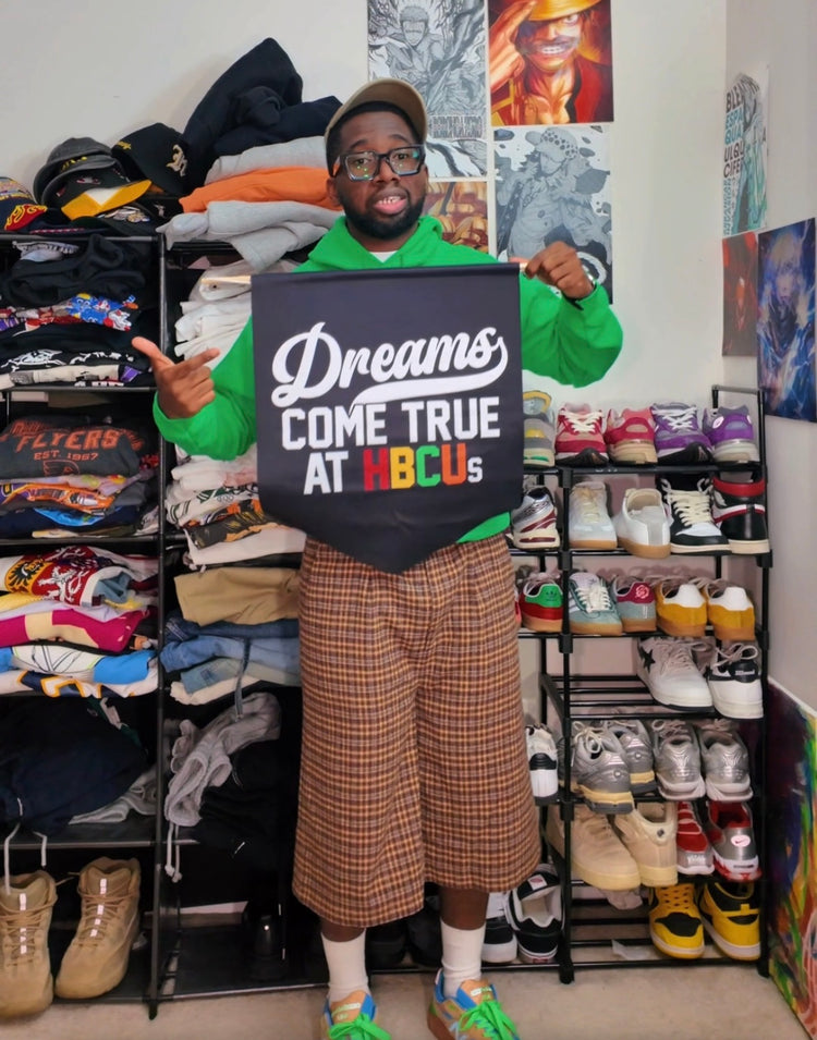 Inspirational HBCU Pennants - Dreams Come True Series-clothing and culture-shop here at-A Perfect Shirt