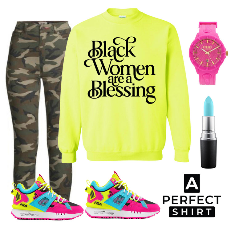 Black Women Are A Blessing Sweatshirt-clothing and culture-shop here at-A Perfect Shirt