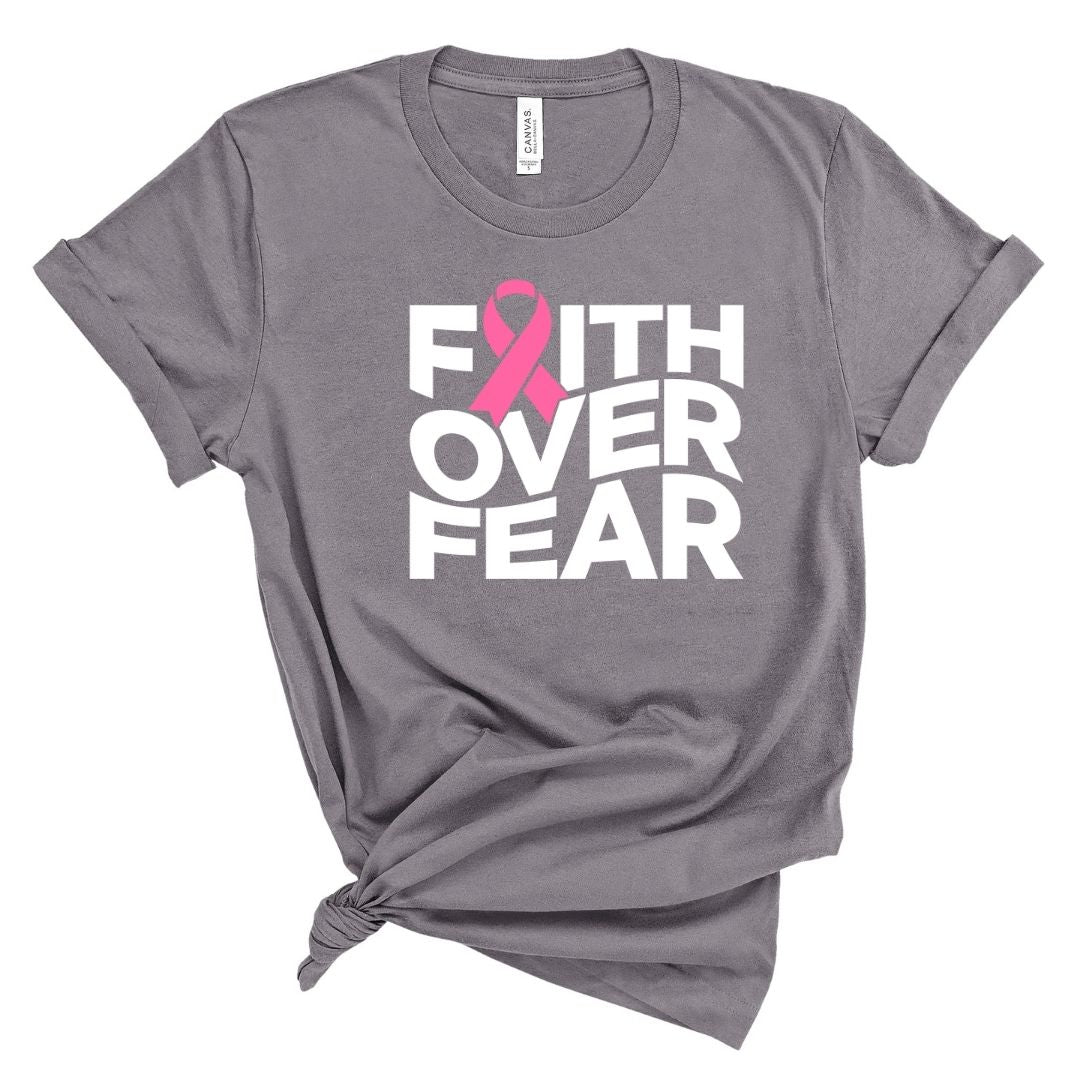 Faith Over Fear Unisex Short Sleeve T-Shirt-clothing and culture-shop here at-A Perfect Shirt