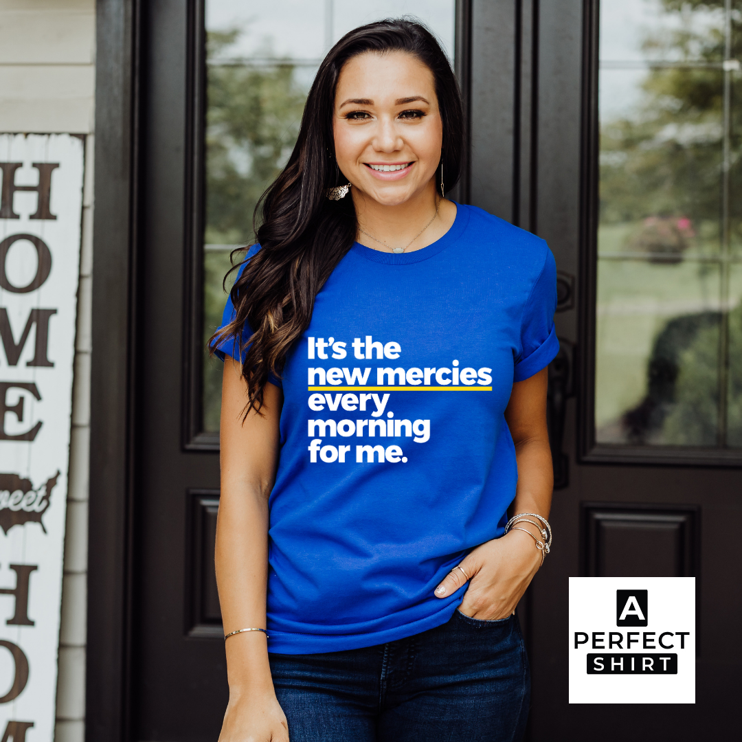 New Morning New Mercies Unisex T-Shirt-clothing and culture-shop here at-A Perfect Shirt