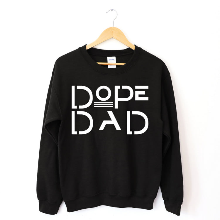 Dope Dad Sweatshirt-clothing and culture-shop here at-A Perfect Shirt