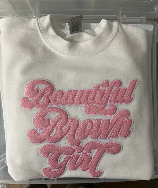 Beautiful Brown Girl Sweatshirt or Hooded Sweatshirt-clothing and culture-shop here at-A Perfect Shirt